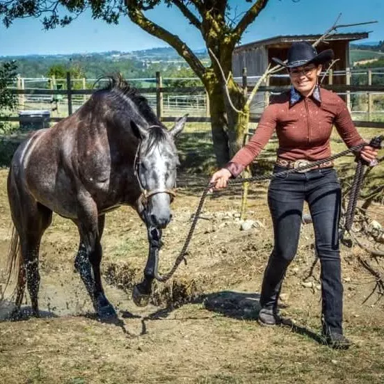 Caroline Rosel/Trindade, trésorière de l’AFQP et engagée dans la promotion du Quarter Pony