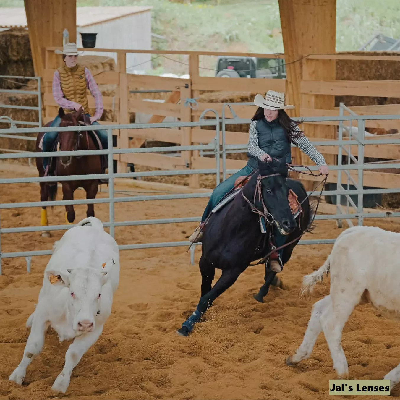 Cléa Lhommet D. Dores, jeune cavalière de Ranch Sorting