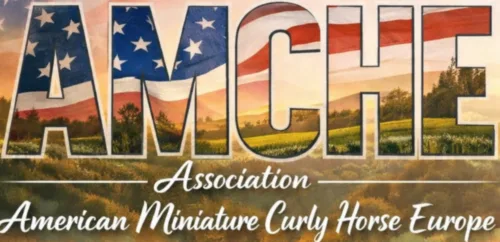 Logo AMCHE (American Miniature Curly Horse Europe)